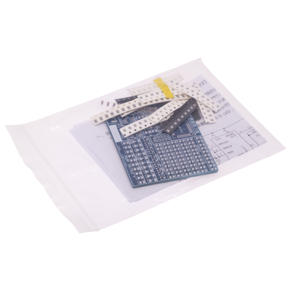 SMD NE555 CD4017 Rotating Flas - Diy Electronics Game reseña y precio