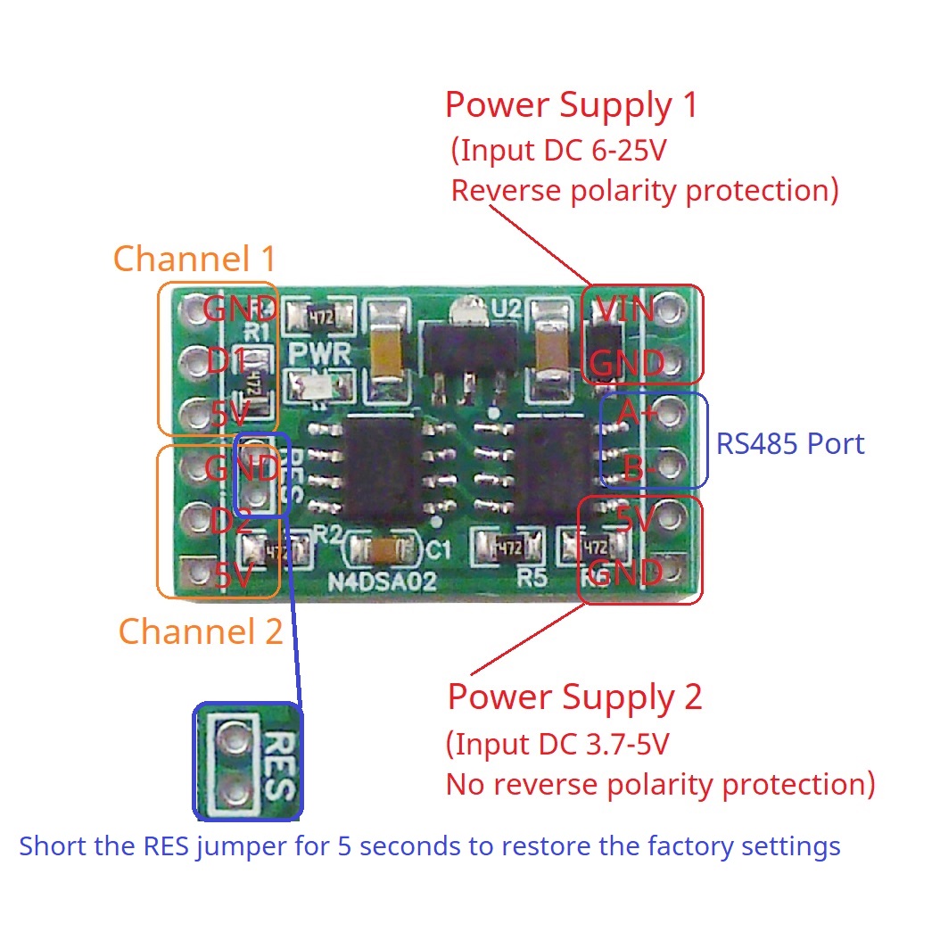 DS18B20 RS485 Adapter Board fo - Ds18B20 Temperature Sensor reseña y precio