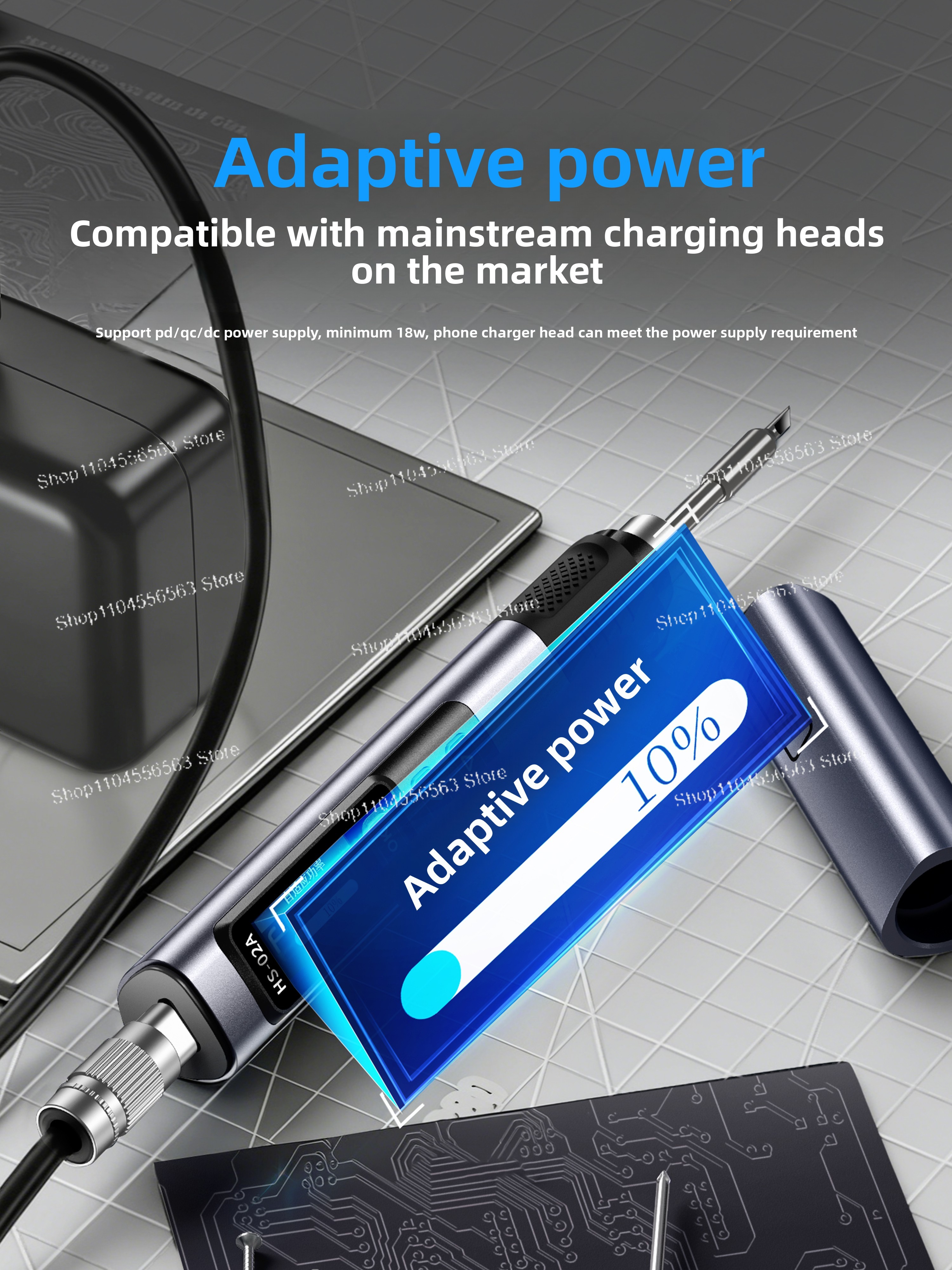 Smart Soldering Iron Kit HS02  - Diy Electronics Workstation reseña y precio