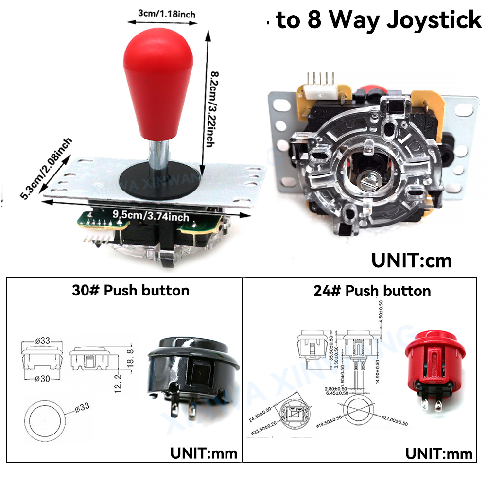 Arcade Joystick Copy SANWA Gam - Diy Electronics Game reseña y precio