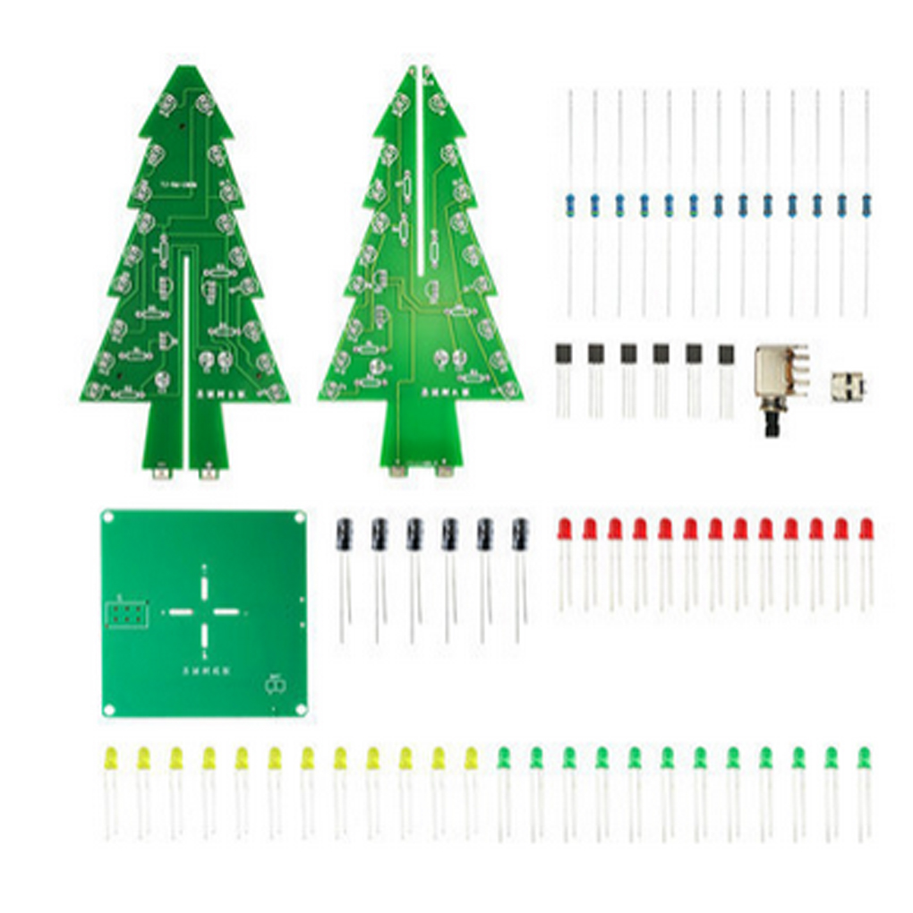 DIY Christmas Tree LED Flash K - Diy Electronics Soldering Kit reseña y precio