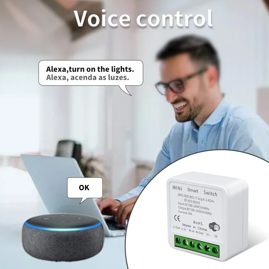 Wifi RF 433MHz Smart Switch Tu - Rf 433Mhz Module reseña y precio
