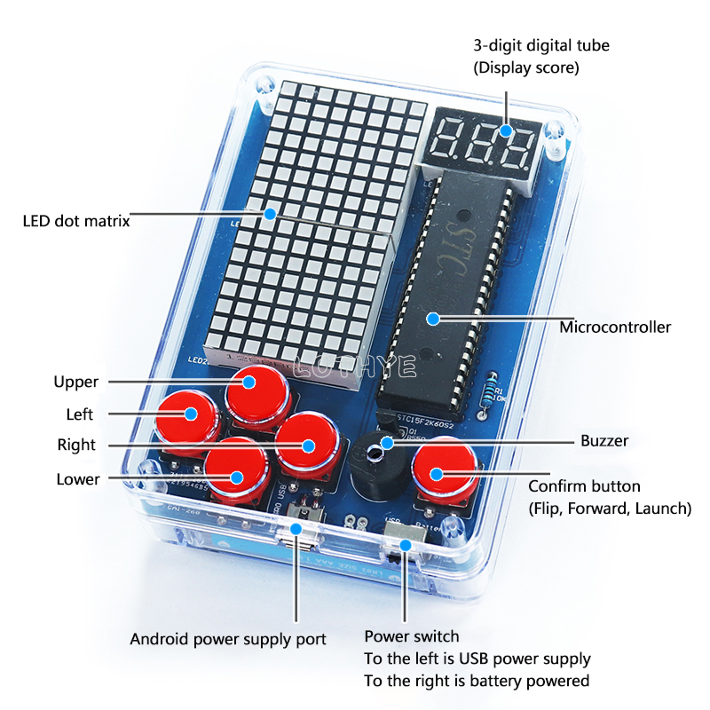 Mini Retro Classic Game Produc - Diy Electronics Game reseña y precio