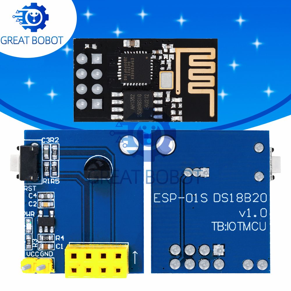 NodeMCU Compatible ESP8266 WiF - Ds18B20 Temperature Sensor reseña y precio