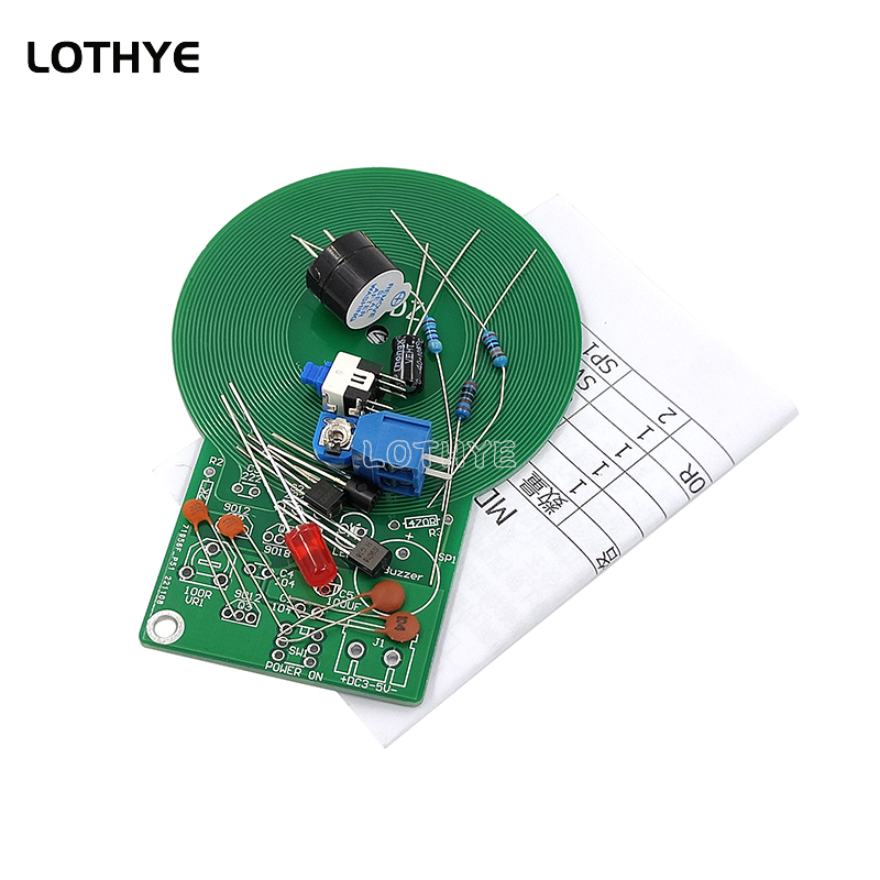 DC 3V-5V Metal Detector Kit DI - Diy Electronics Soldering Kit reseña y precio