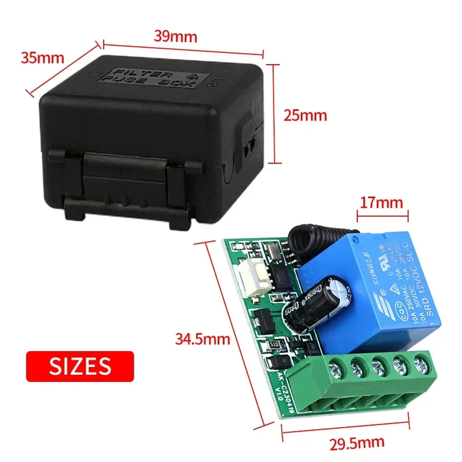 DC 12V Remote Control Smart Sw - Rf 433Mhz Module reseña y precio