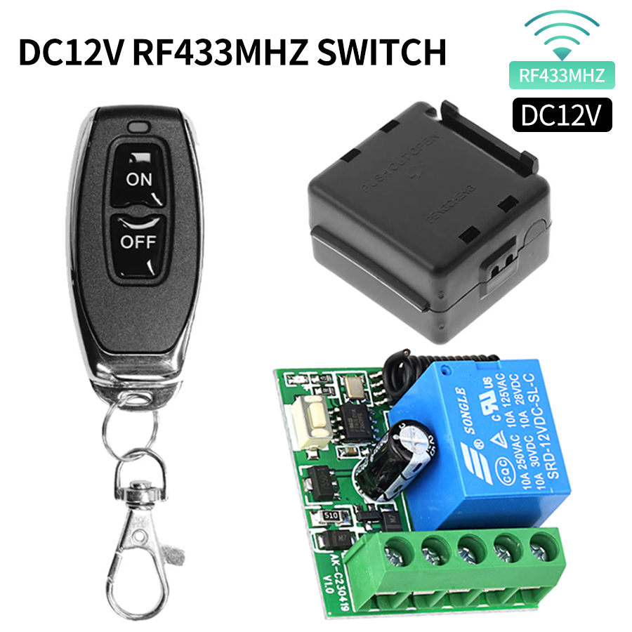 433MHz DIY Wireless Switch DC1 - Rf 433Mhz Module reseña y precio