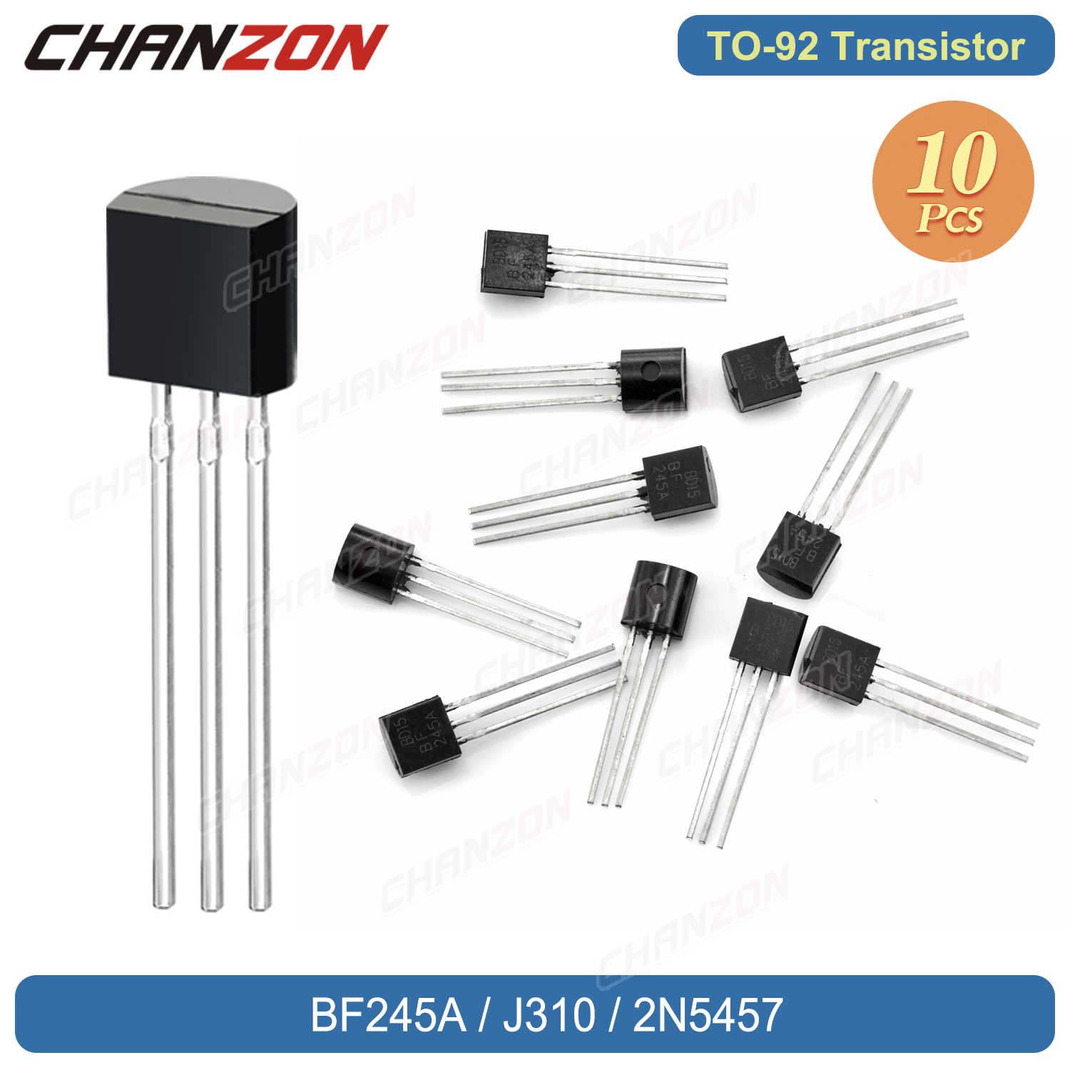 10Pcs  F245A J310 2N5457 TO-92 - Diy Electronics Youtube Channel reseña y precio