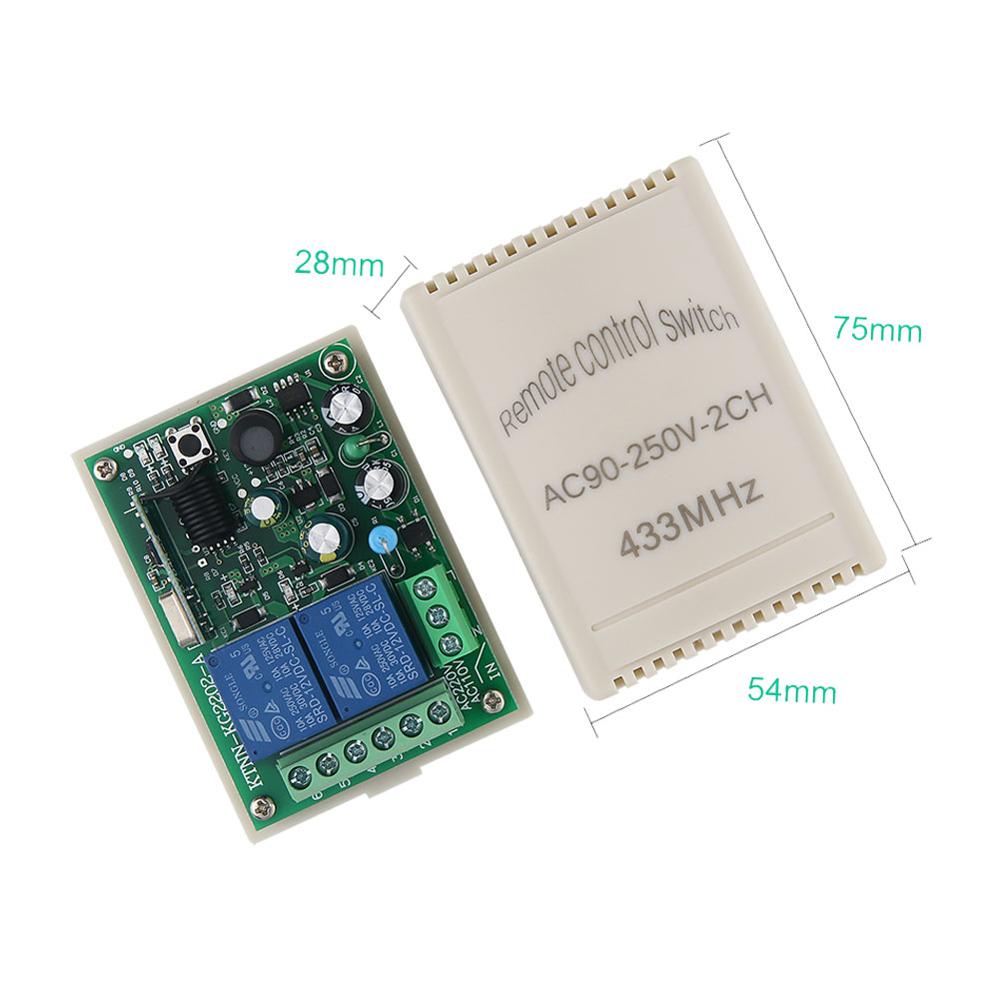 433Mhz Universal Wireless Remo - Rf 433Mhz Module reseña y precio