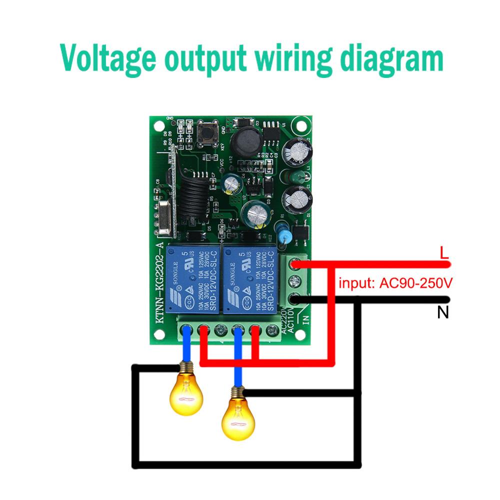 433Mhz Universal Wireless Remo - Rf 433Mhz Module reseña y precio