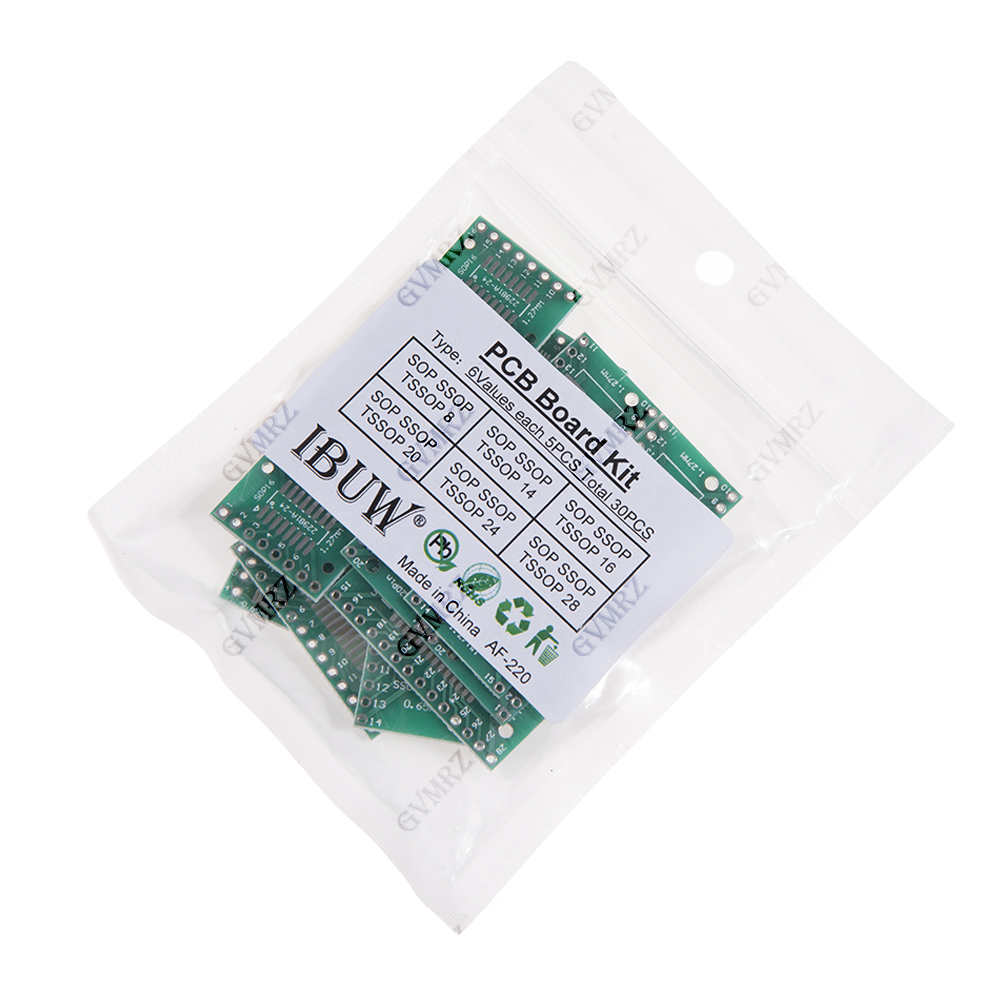 30PCS 6Values SOP SSOP TSSOP P - Pcb Etching Kit reseña y precio