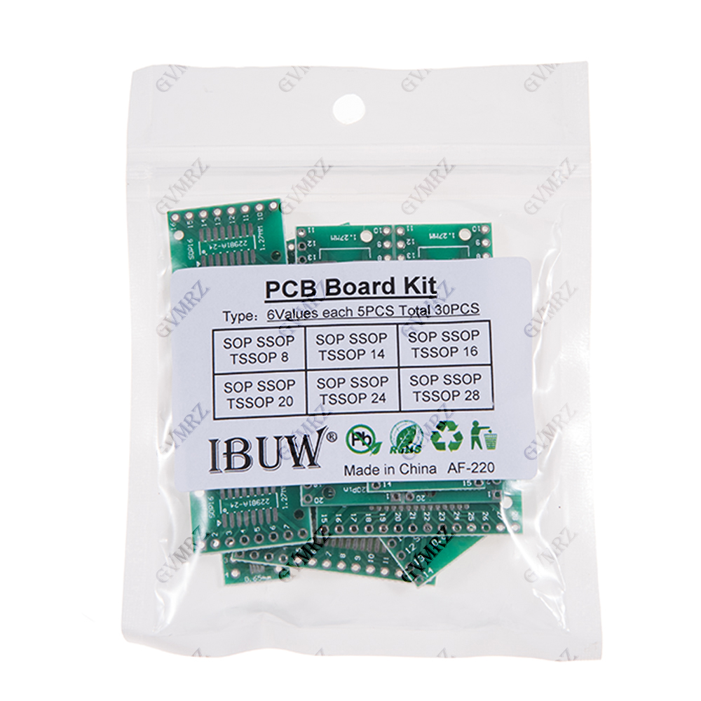 30PCS 6Values SOP SSOP TSSOP P - Pcb Etching Kit reseña y precio