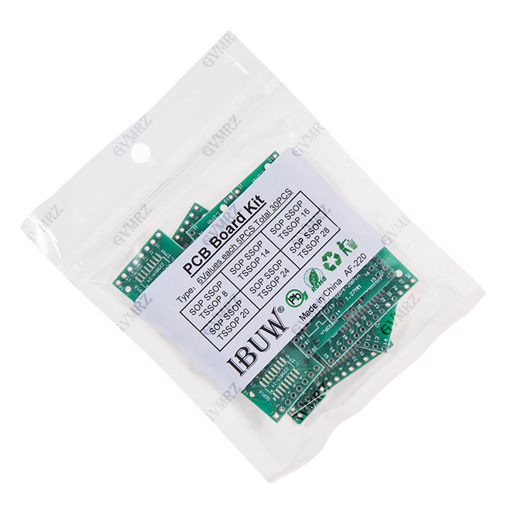 30PCS 6Values SOP SSOP TSSOP P - Pcb Etching Kit reseña y precio