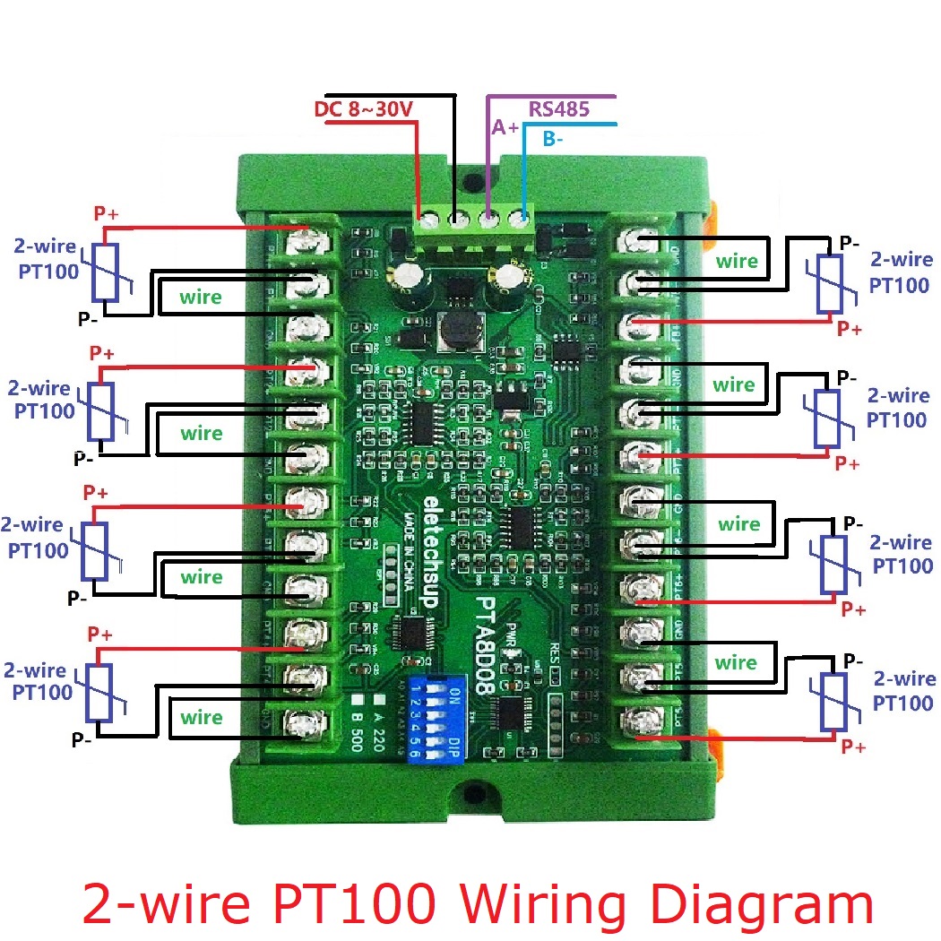 RS485 Temperature Sensor Acqui - Ds18B20 Temperature Sensor reseña y precio