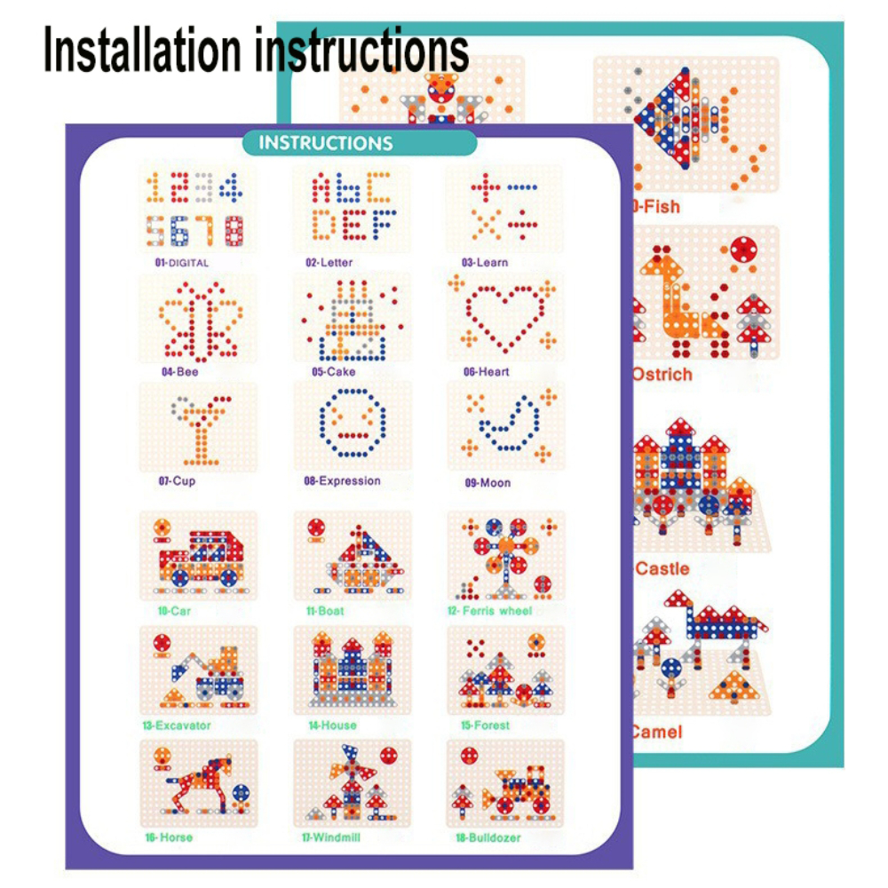 450Pcs Kids STEM Drill Set Cre - Diy Electronics For Beginners reseña y precio