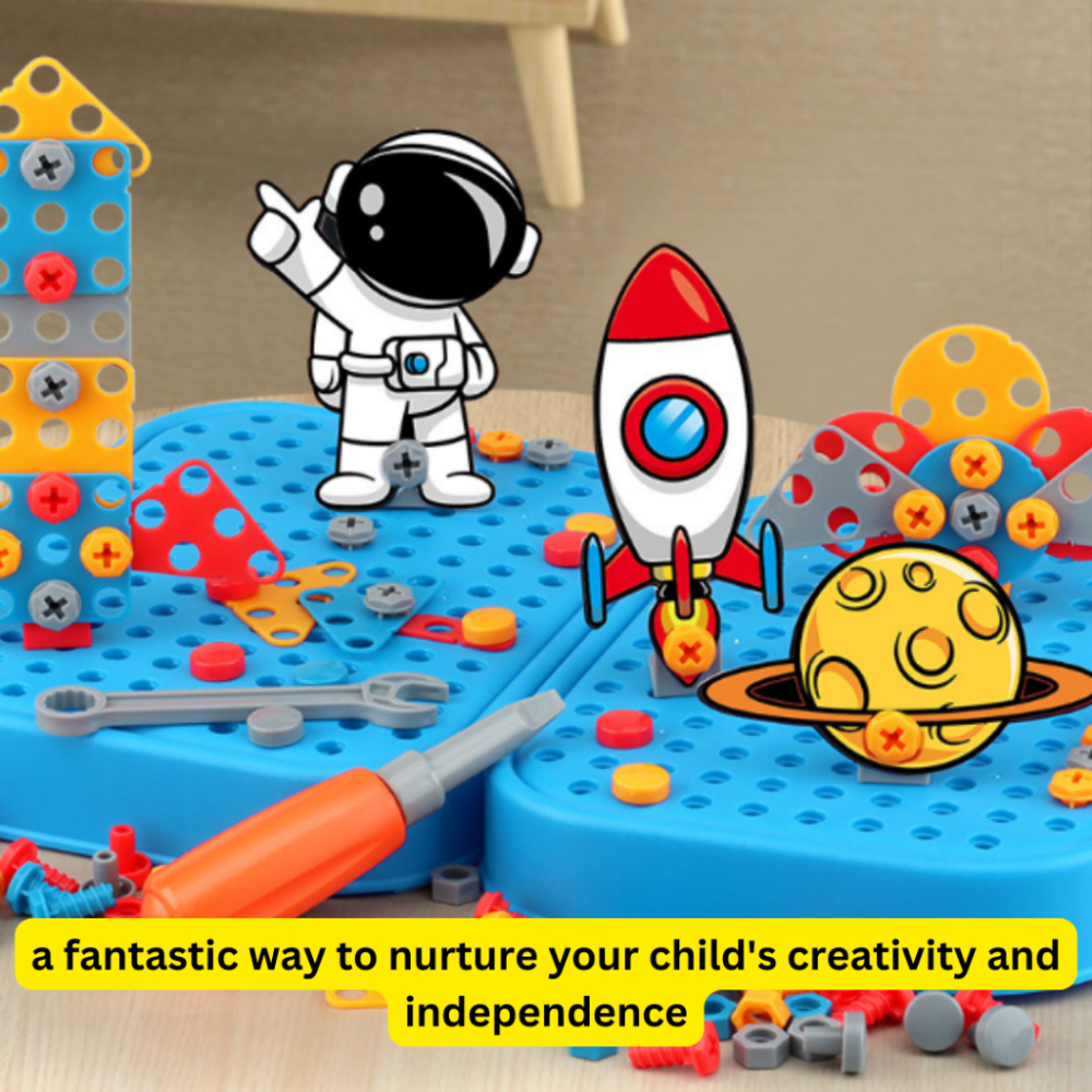 450Pcs Kids STEM Drill Set Cre - Diy Electronics For Beginners reseña y precio