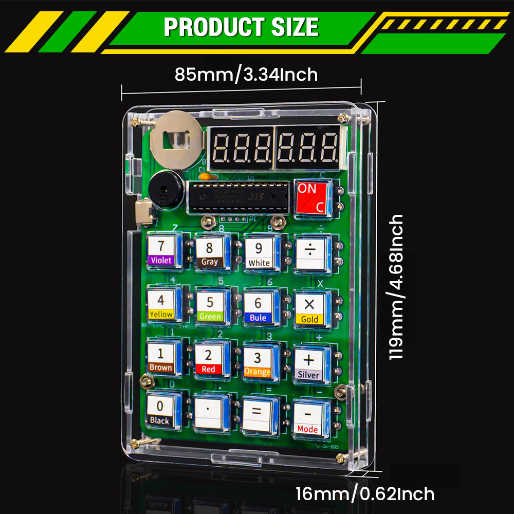 DIY Calculator Electronic Prod - Pcb Etching Kit reseña y precio