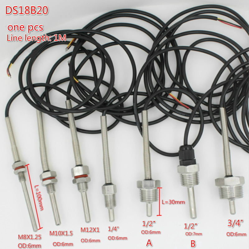 DS18B20 Digital Temperature Se - Ds18B20 Temperature Sensor reseña y precio