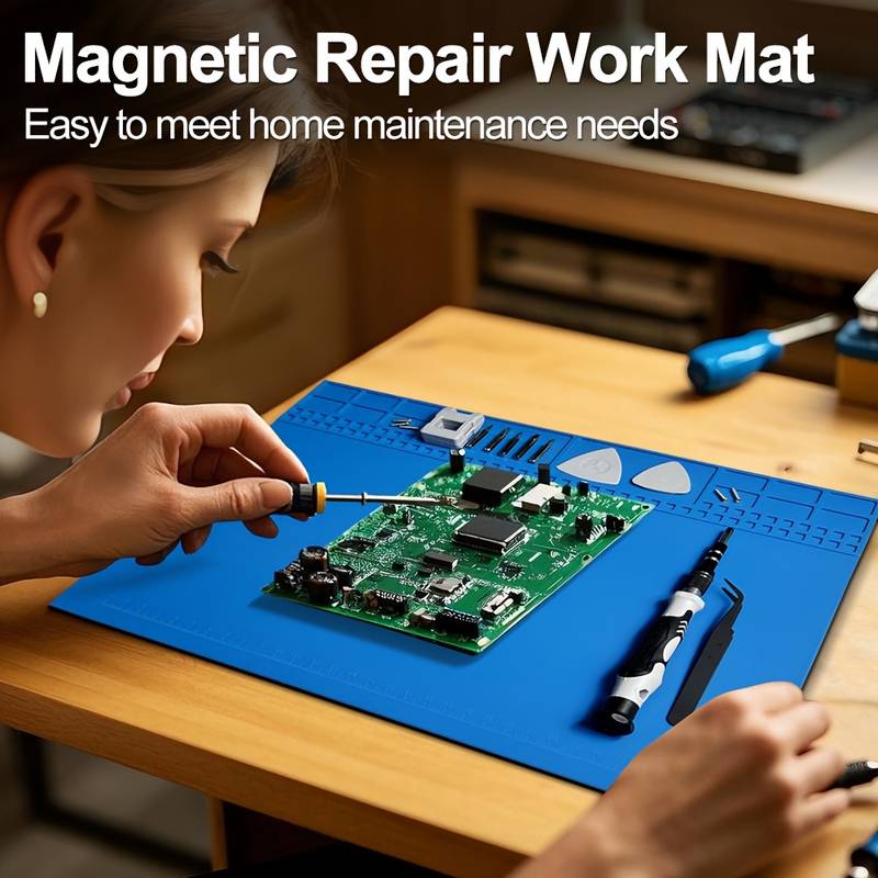 Anti-Static Silicone Soldering - Diy Electronics Workstation reseña y precio