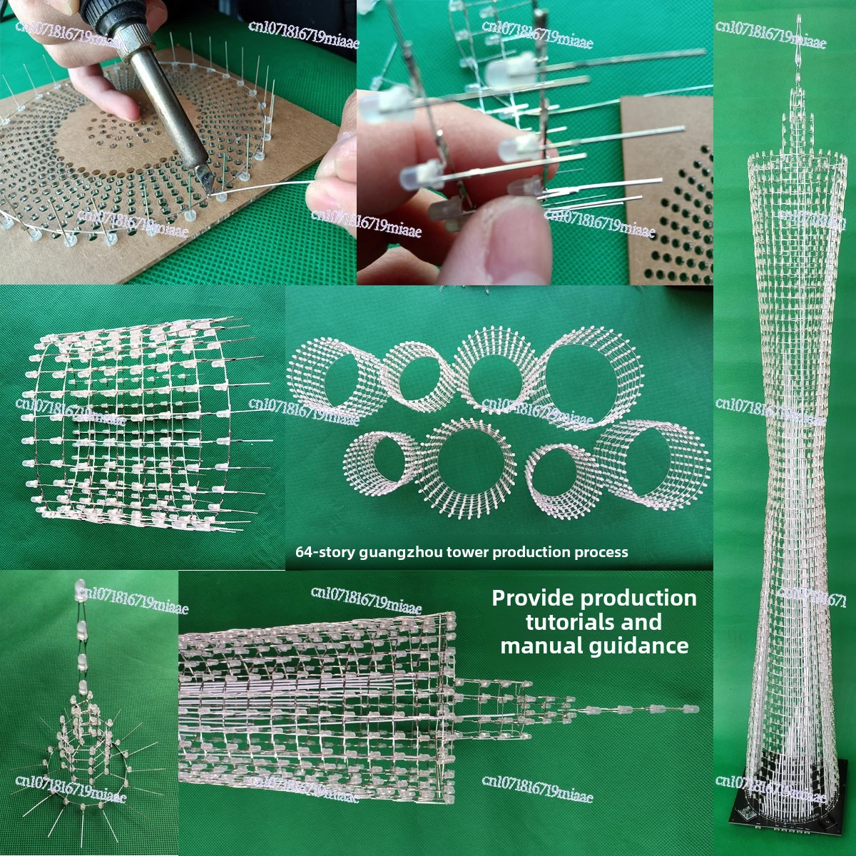 64-Floor Canton Tower DIY Kit  - Diy Electronics For Beginners reseña y precio