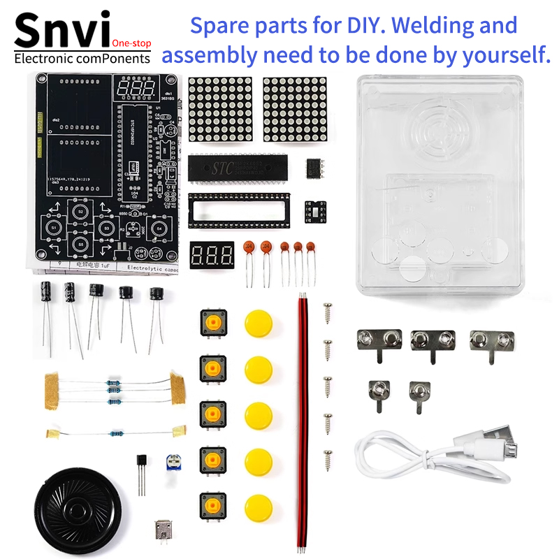 Snvi DIY Pixel Game Console Ki - Diy Electronics Game reseña y precio