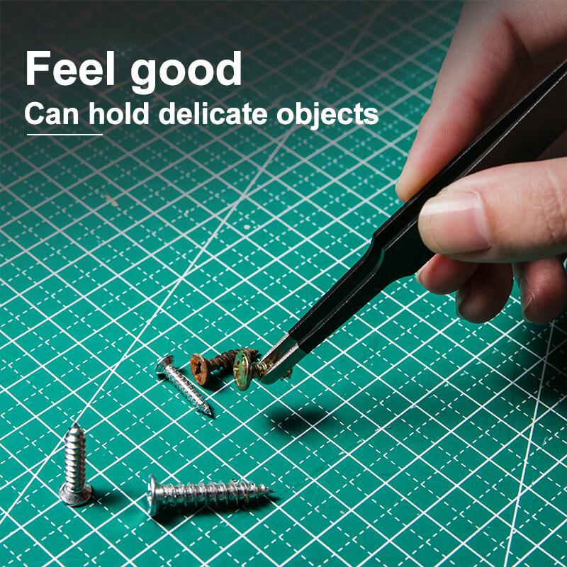 Deli 3PCS Tweezers Set Upgrade - Diy Electronics Soldering Kit reseña y precio