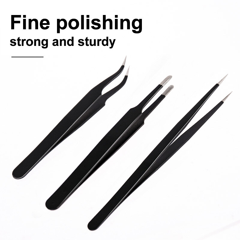 Deli 3PCS Tweezers Set Upgrade - Diy Electronics Soldering Kit reseña y precio