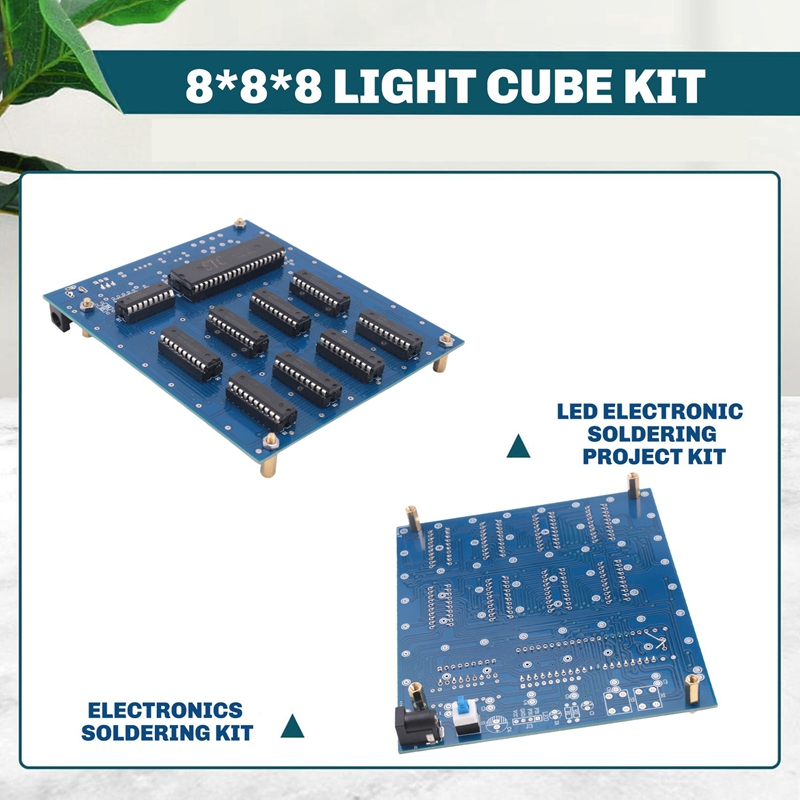New 3D8 8x8x8 3MM Squared LED  - Diy Electronics Cleaner reseña y precio