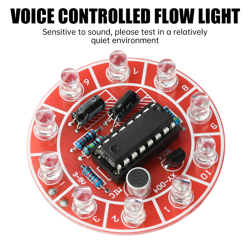 3–5V DC voice-controlled rotat - Diy Electronics Game reseña y precio