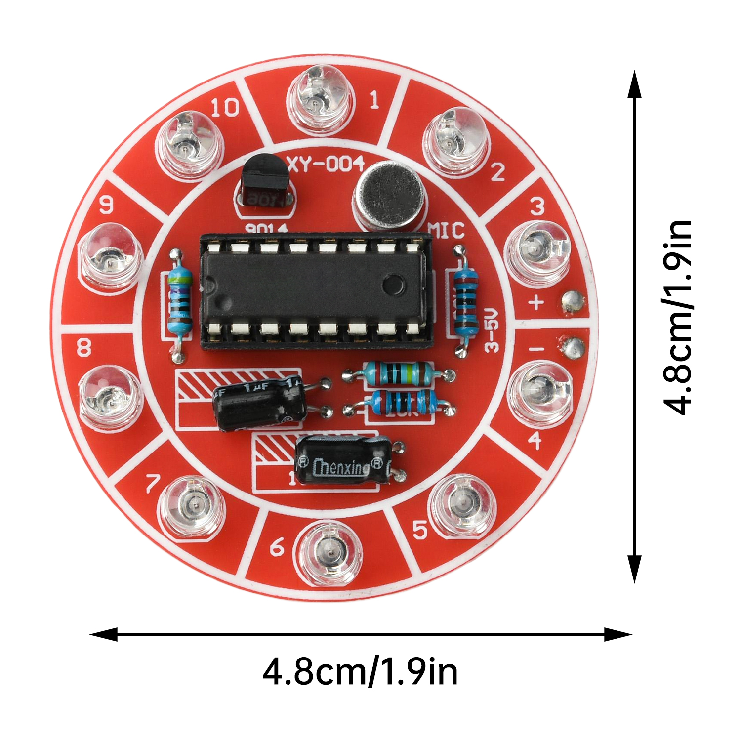 3–5V DC voice-controlled rotat - Diy Electronics Game reseña y precio