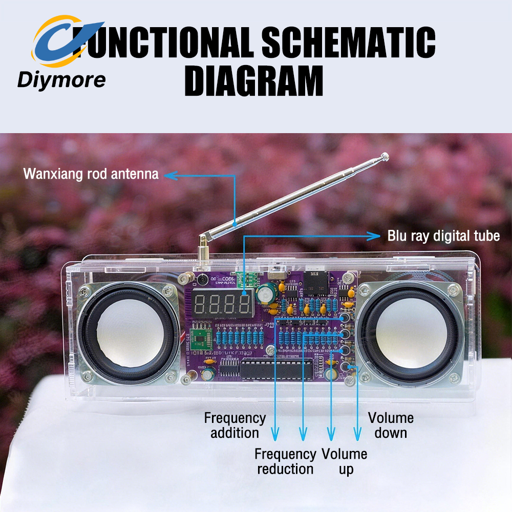 FM Radio Kit DIY Electronic wi - Diy Electronics Game reseña y precio