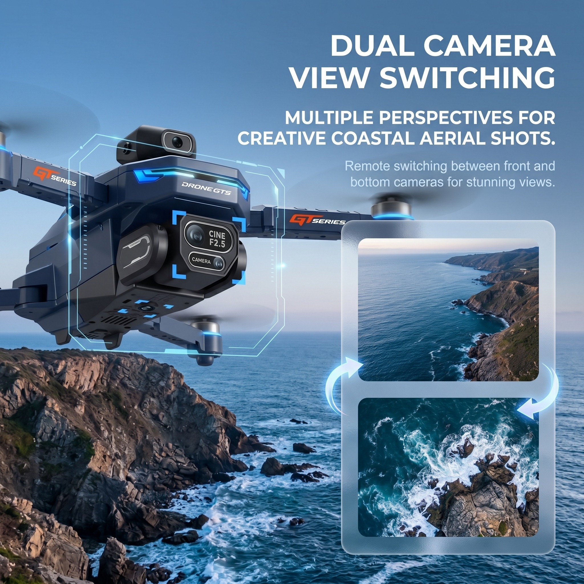 New Drone GT8 8K Professional  - Diy Drone Electronics reseña y precio